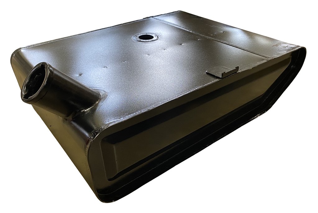Fuel Tank, Steel, 1945-1956, Willys Jeep, OAL Stamped, CJ-2A, CJ-3A, early CJ-3B - The JeepsterMan