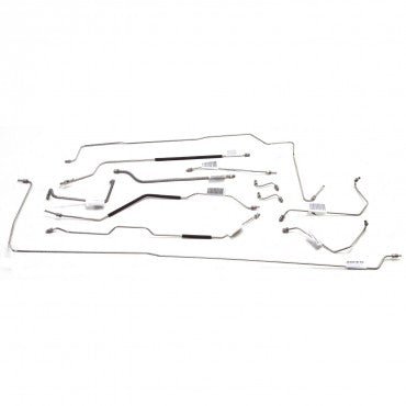 Full Brake Line Set, 1966-1971 Willys Jeep CJ-5 w/ Manual Drum Brakes - The JeepsterMan