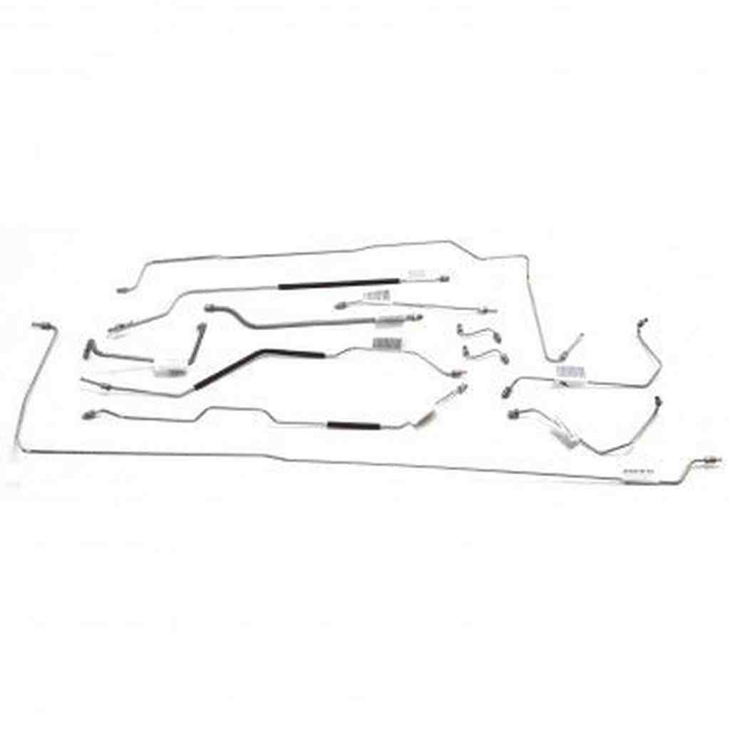 Full Brake Line Set, 1966-1971 Willys Jeep CJ-5 w/ Manual Drum Brakes - The JeepsterMan