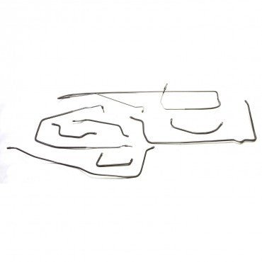 Full Brake Line Set, 1972-1973 Willys Jeep CJ-5 w/ 10 in Brakes - The JeepsterMan
