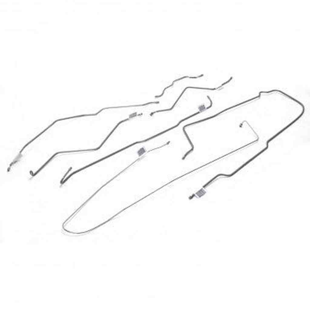 Full Brake Line Set, 1974-1975 Willys Jeep CJ-5 - The JeepsterMan