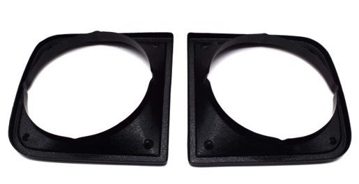 Headlight Bezel Door Ring Pair, 1972-1973, Jeep Commando - The JeepsterMan