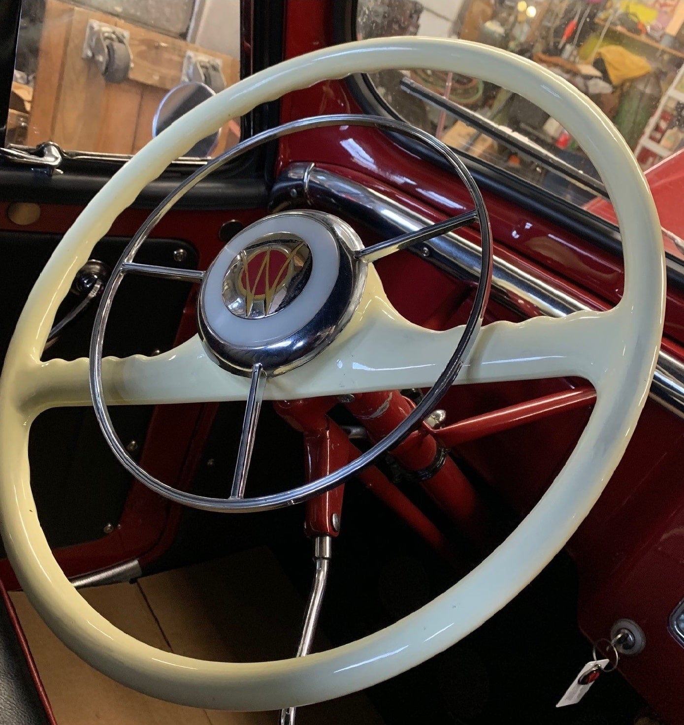 Horn Ring, Chrome Plated, 1946-1949, Jeepster and Station Wagon - The JeepsterMan