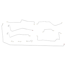 Jeepster Commando Brake Line Set, Power Brakes, 1967-1971 - The JeepsterMan