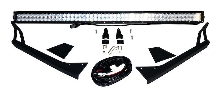 LED Light Bar & Bracket Kit (50 in), 1976-1986, Jeep CJ-7 and CJ-8 - The JeepsterMan