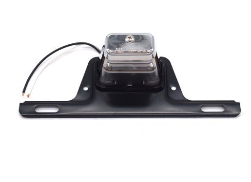 License Plate Mounting Bracket with Light, 1941-1976, Willys and Jeep - The JeepsterMan