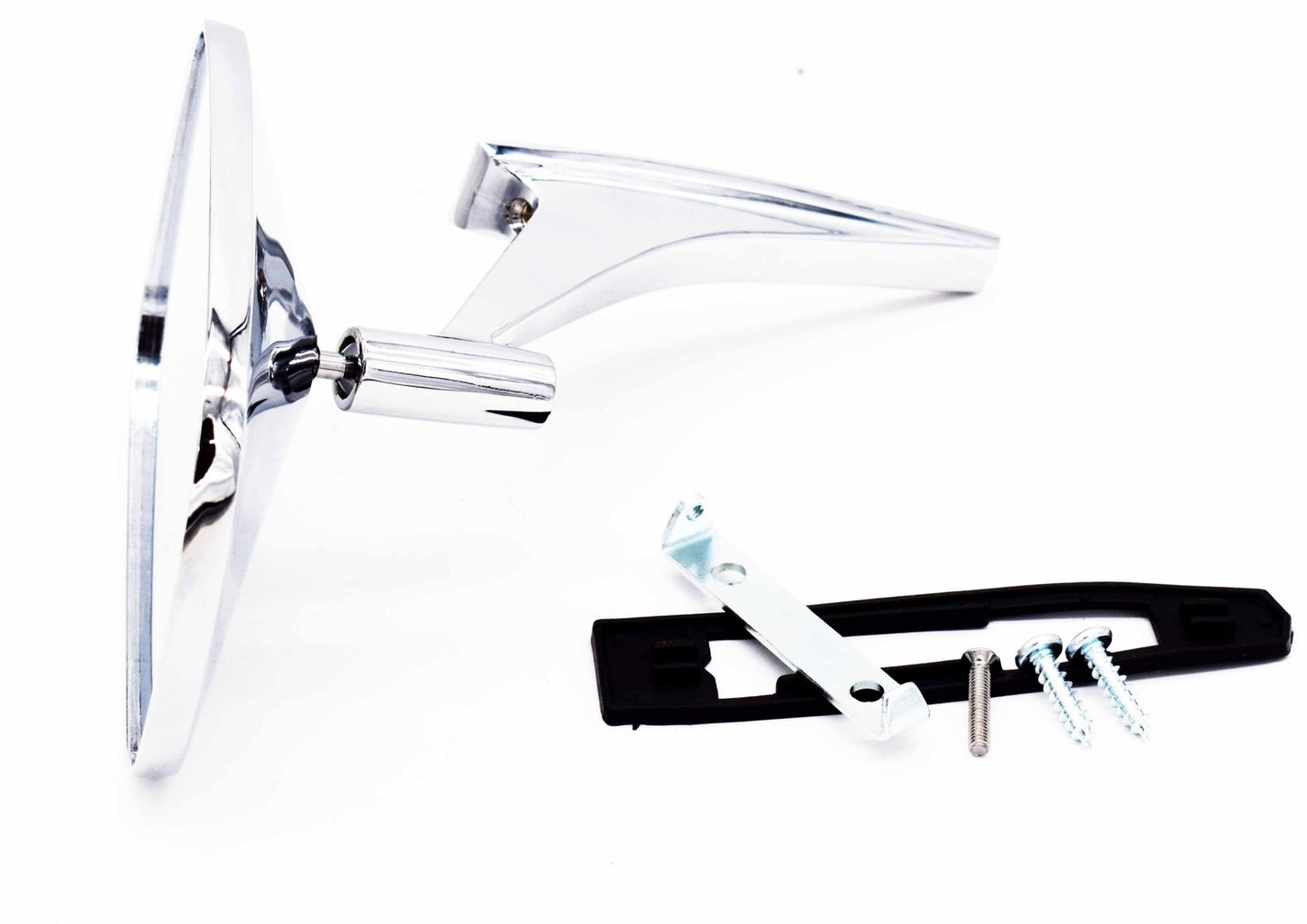 Mirror, Rectangular, Metal, Driver Side, 1967-1973, Jeepster Commando and Commando - The JeepsterMan