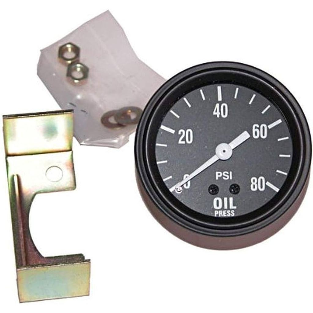 Oil Pressure Gauge, 0-80 PSI, 1941-1947, Willys MB, GPW, CJ2A - The JeepsterMan