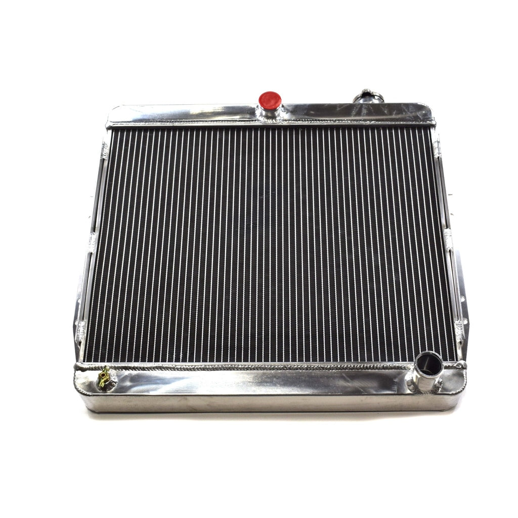 Radiator, Aluminum, 1966-1971 Willys & Jeep, Jeepster Commando, CJ5, CJ6 w/225 V6 Dauntless - The JeepsterMan