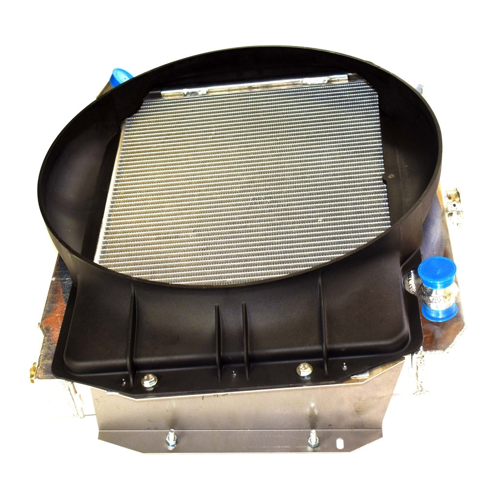 Radiator Kit, Aluminum 3 Row, 232, 258, 304, 1972-1973, Jeep Commando - The JeepsterMan