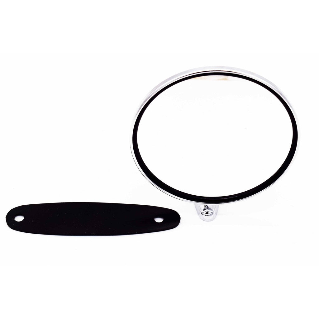 Round Mirror, Metal , 1967-1973, Jeepster Commando and Commando - The JeepsterMan