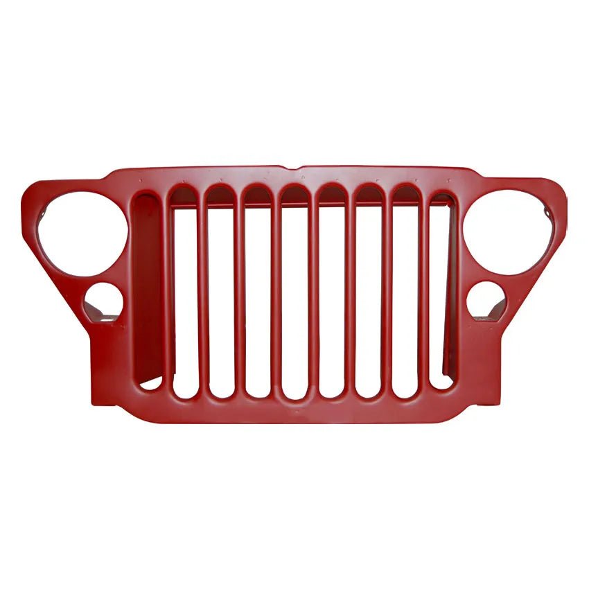 Willys Jeep フロントグリル 赤 Steel Radiator Grille 1941-1945, MB/GPW Willys Jeep – The JeepsterMan