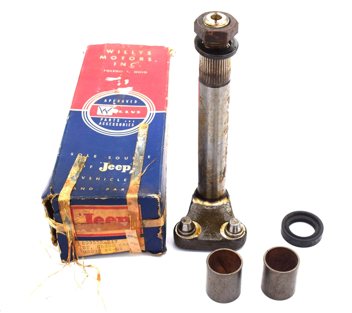 Steering Sector Shaft Kit, 15/16', Willys Station Wagon, 473 Model - The JeepsterMan