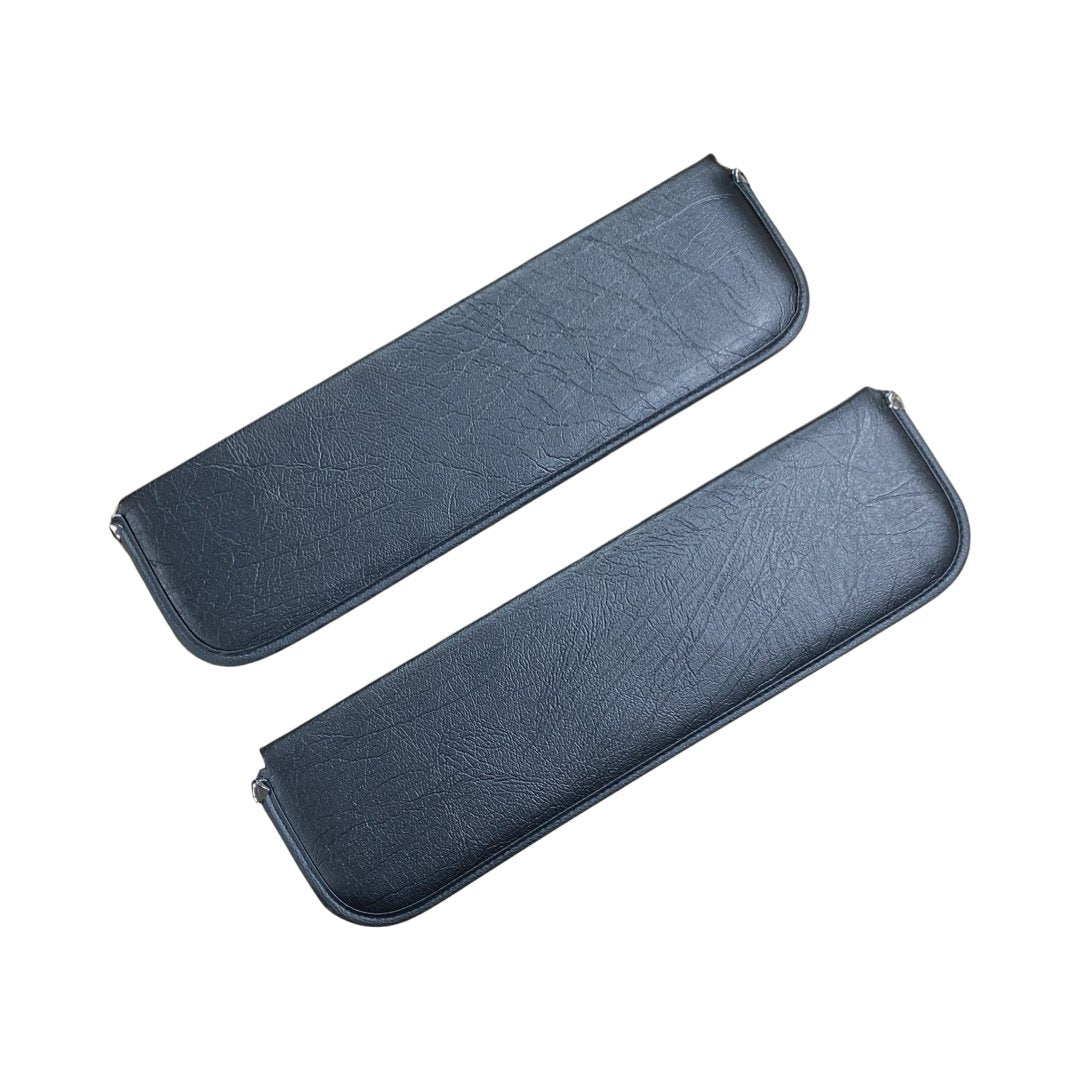 Sun Visors, Vinyl Covered, Black, 1946-1964, Willys Pickup and Station Wagon, Panel Delivery - The JeepsterMan