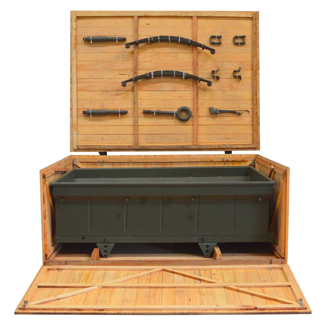 Trailer Assy. In A Crate, 1941-1945, MB Trailer Willys Jeep - The JeepsterMan