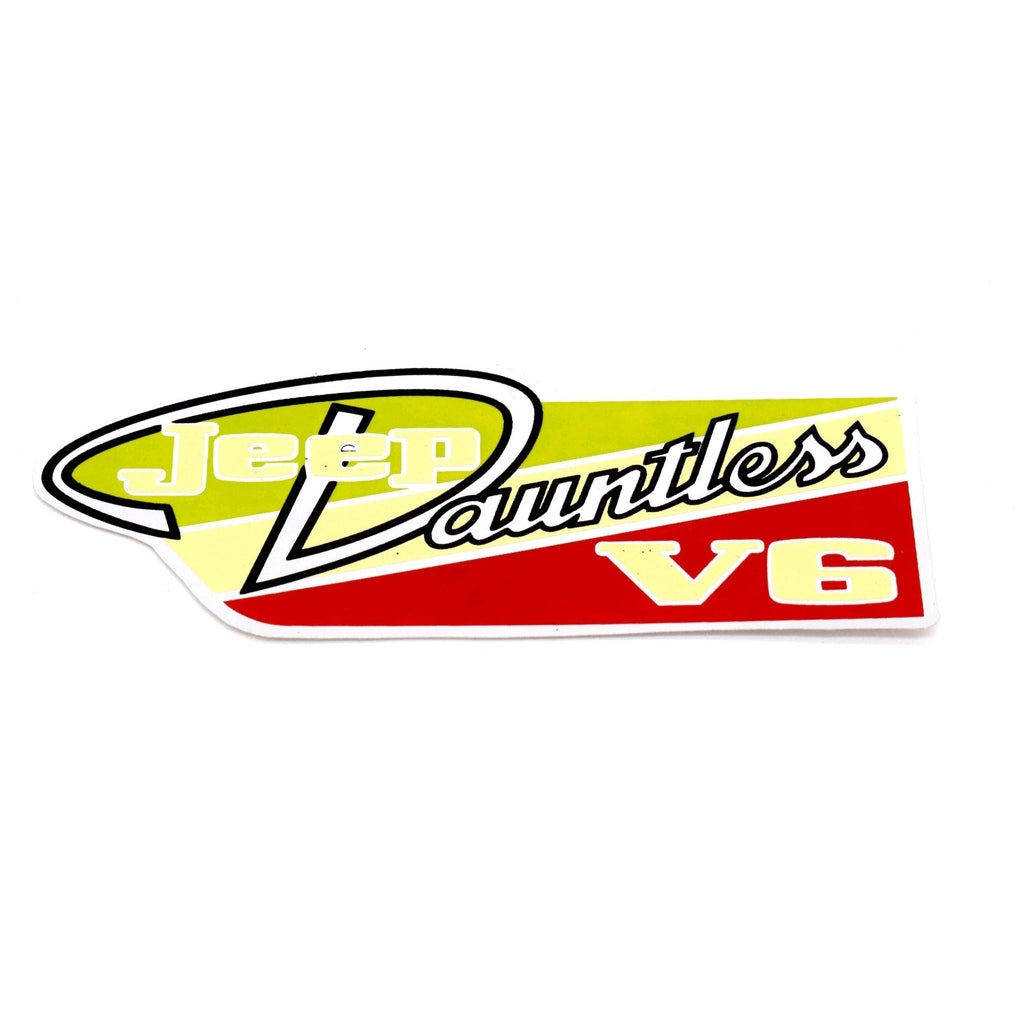 Valve Cover Decal, Dauntless 225 V6, 1966-1971 Willys & Jeep, Jeepster Commando, CJ-5, CJ-6 - The JeepsterMan