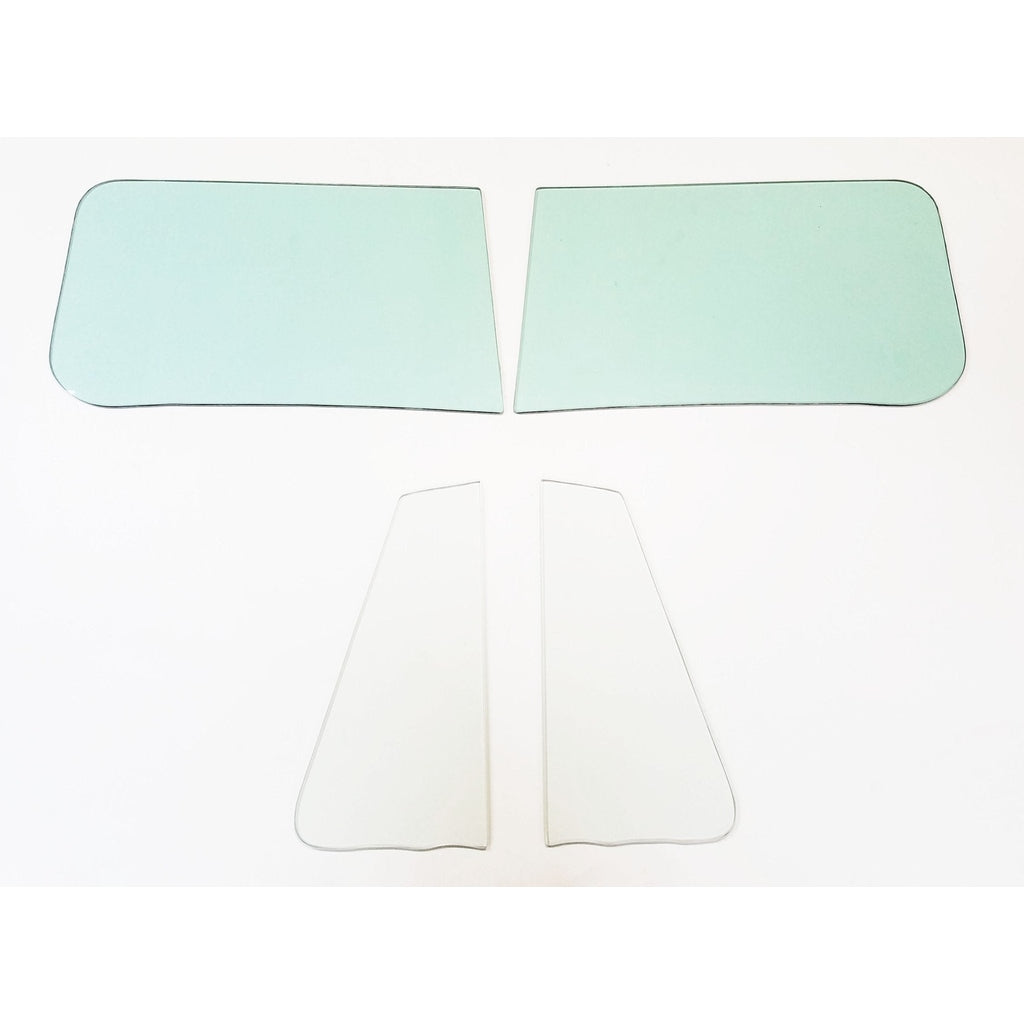 Windshield and Wing Window Glass Kit, 1948-1951, Willys Jeepster - The JeepsterMan