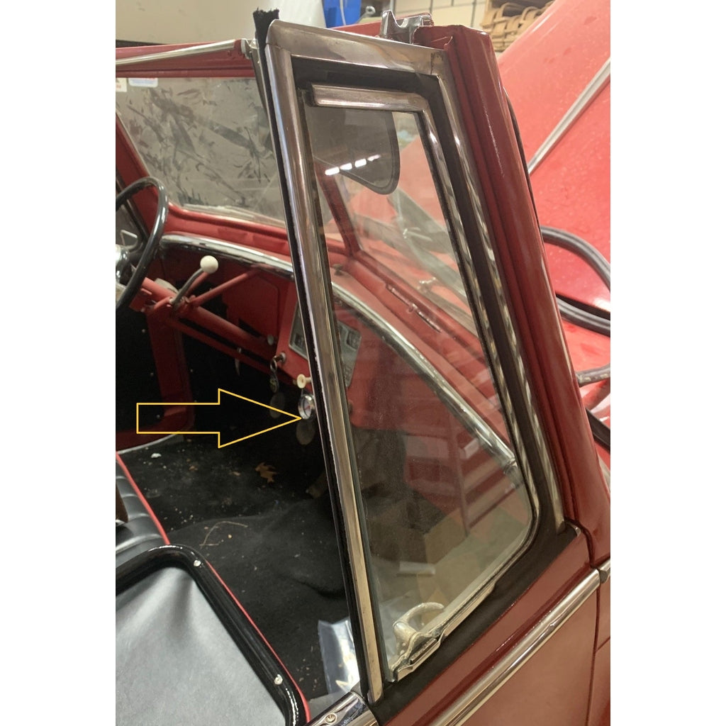 Wing Window Vertical Seal, 1948-1951 WIllys Jeepster - The JeepsterMan