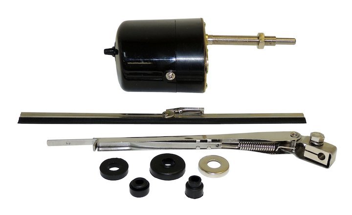 Wiper Motor Kit, Electric 6 Volt, 1941-1959 Willys and Jeep, MB, GPW, CJ-2A, CJ-3A, CJ-3B, CJ-5, CJ-6 - The JeepsterMan