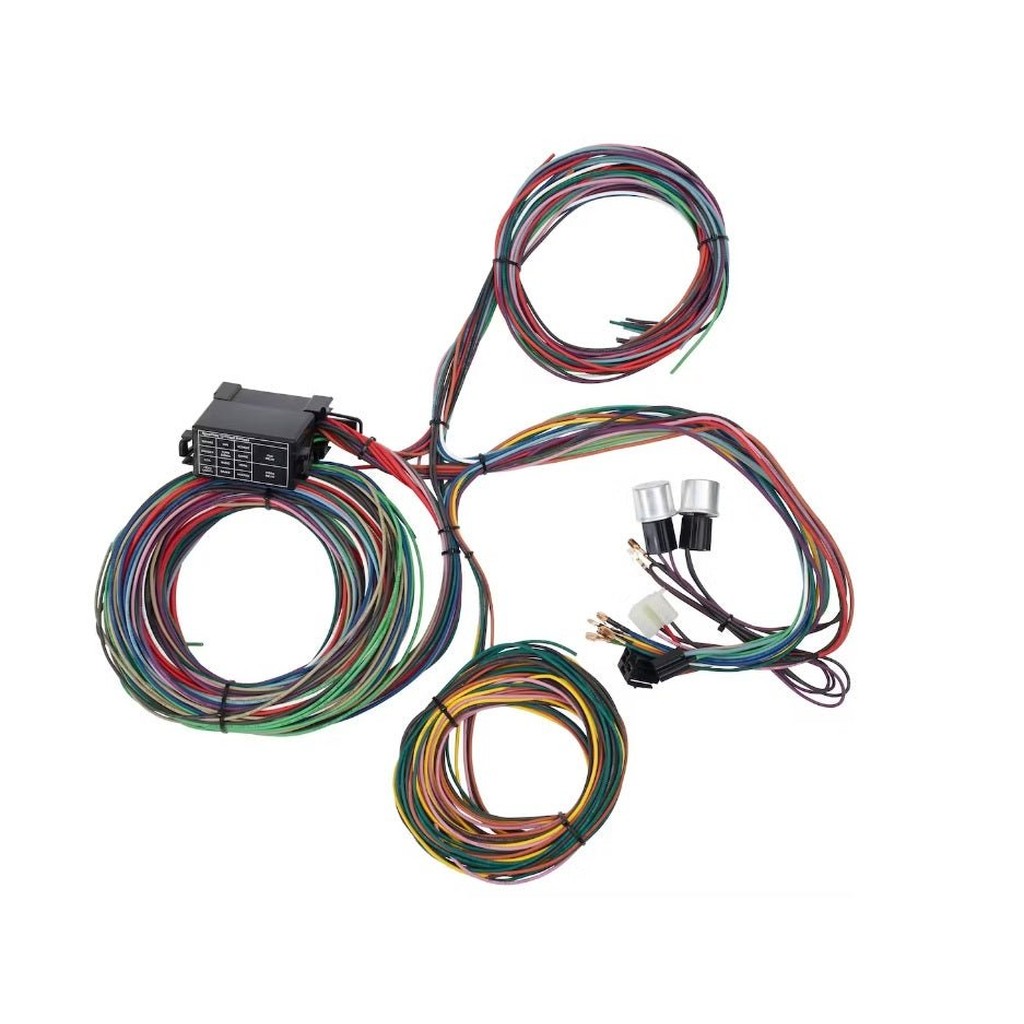 Wiring Harness, 12 Circuit Universal, 12 Volt, 1941-1973, Willys and Jeep - The JeepsterMan