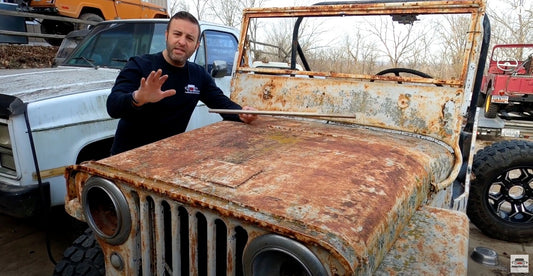 Willys Jeep Rain Gutter - The JeepsterMan