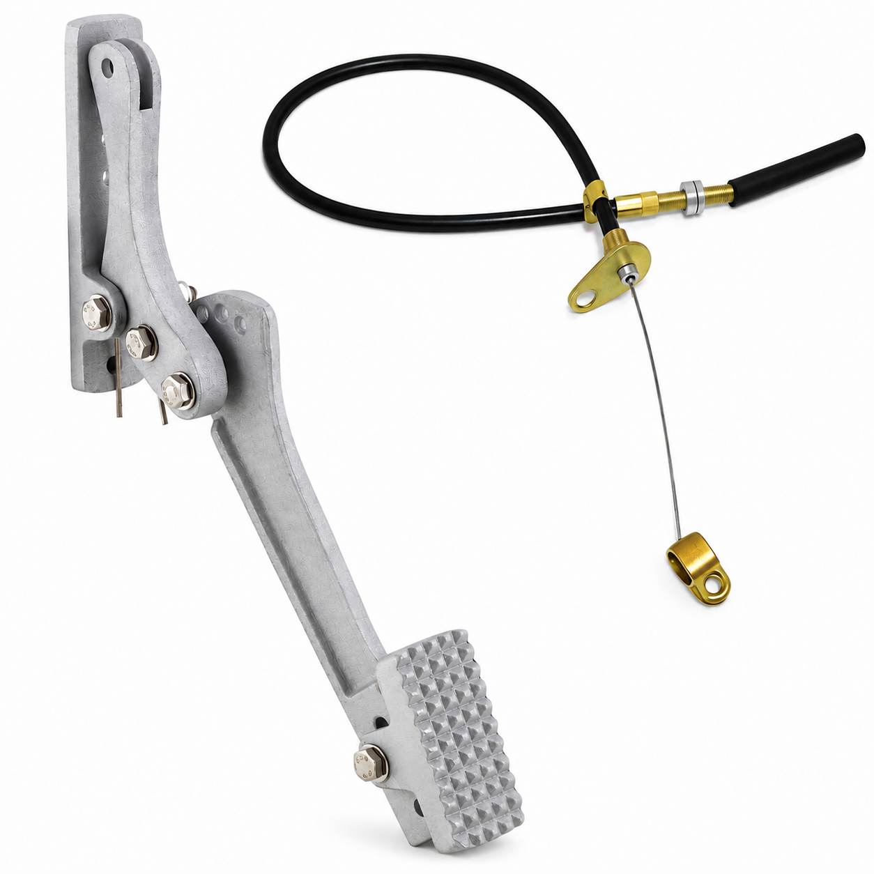 Universal Accelerator Pedal and Throttle Cable, Weber Conversion, 1941-1971, Willys and Jeep