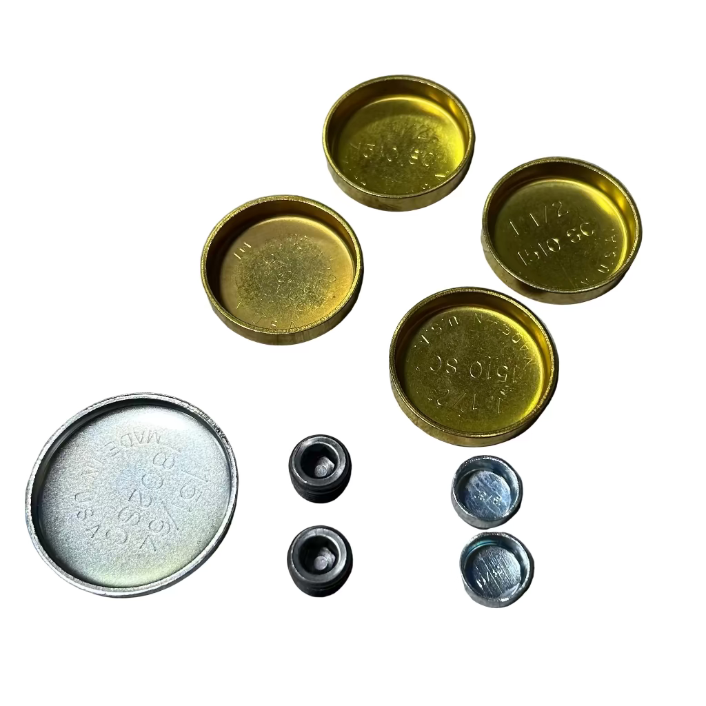 Releaseシェルコン BrassHandle25 フルセット Expansion Freeze Plug Kit, Brass, 1966-1971, Dauntless 225 V6