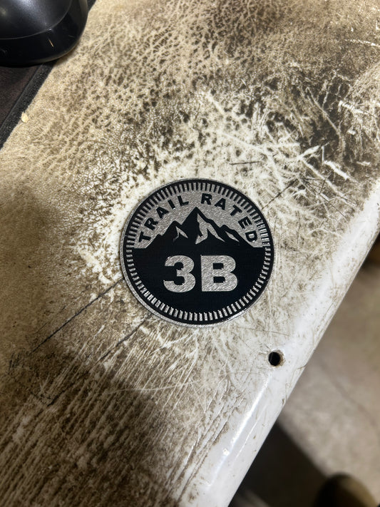 Willys Jeep CJ-3B Trail Rated Badge