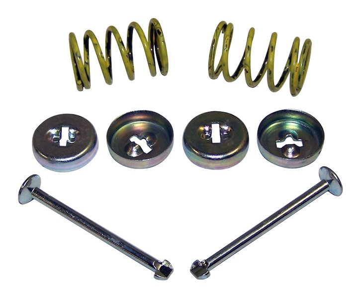 Brake Shoe Hold Down Spring Kit, 1953-1966, Willys & Jeep CJ-3B, CJ5, CJ-6 and M38-A1