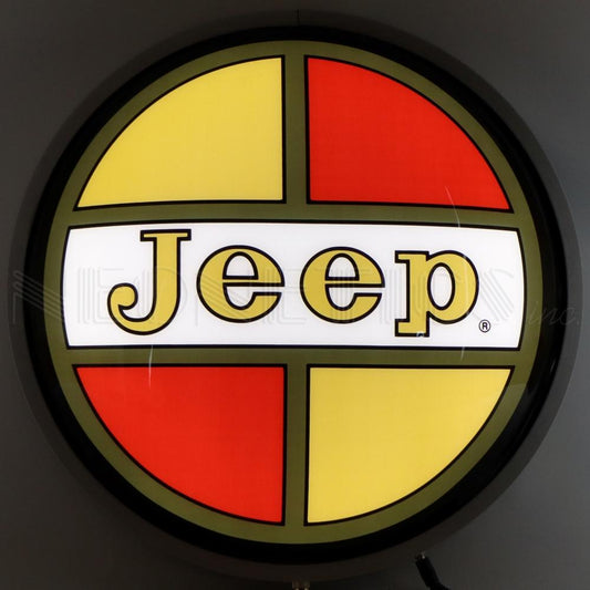 Jeep Retro Backlit LED Sign (15")