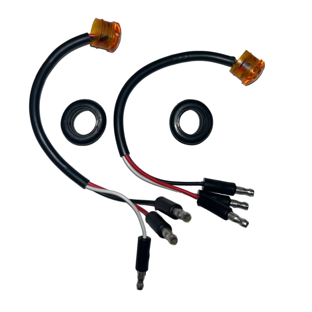 Willys Jeep CJ2A, CJ3A, Jeepster, Pickup, Station Wagon LED parking light conversion.