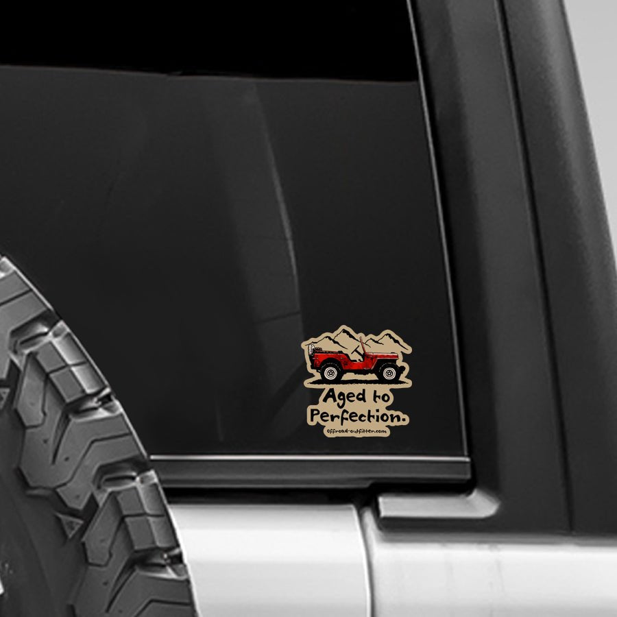 Aged to Perfection Decal - The JeepsterMan