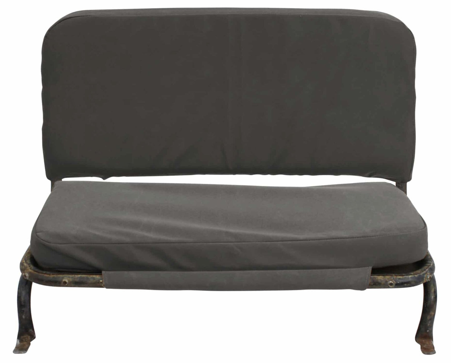 Big Willy 15" Rear Canvas Bench Seat Cover & Cushion (Tall Back), (1945-1968) Willys Jeep CJ2A(Late), CJ3A, CJ3B - The JeepsterMan