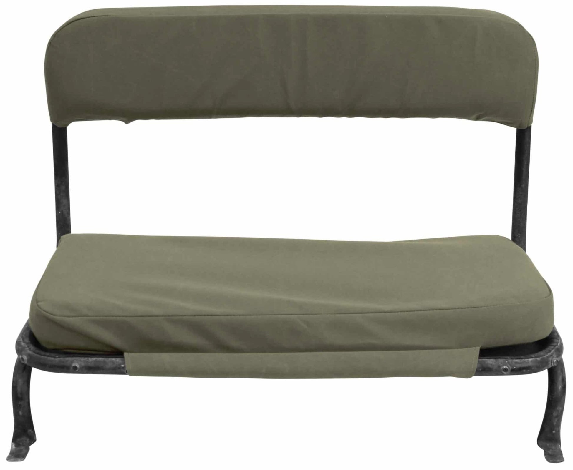 Big Willy 6.5" Rear Bench Seat Cover & Cushion (Short Back), (1945-1968) Willys Jeep CJ2A(Early), CJ3A, CJ3B - The JeepsterMan