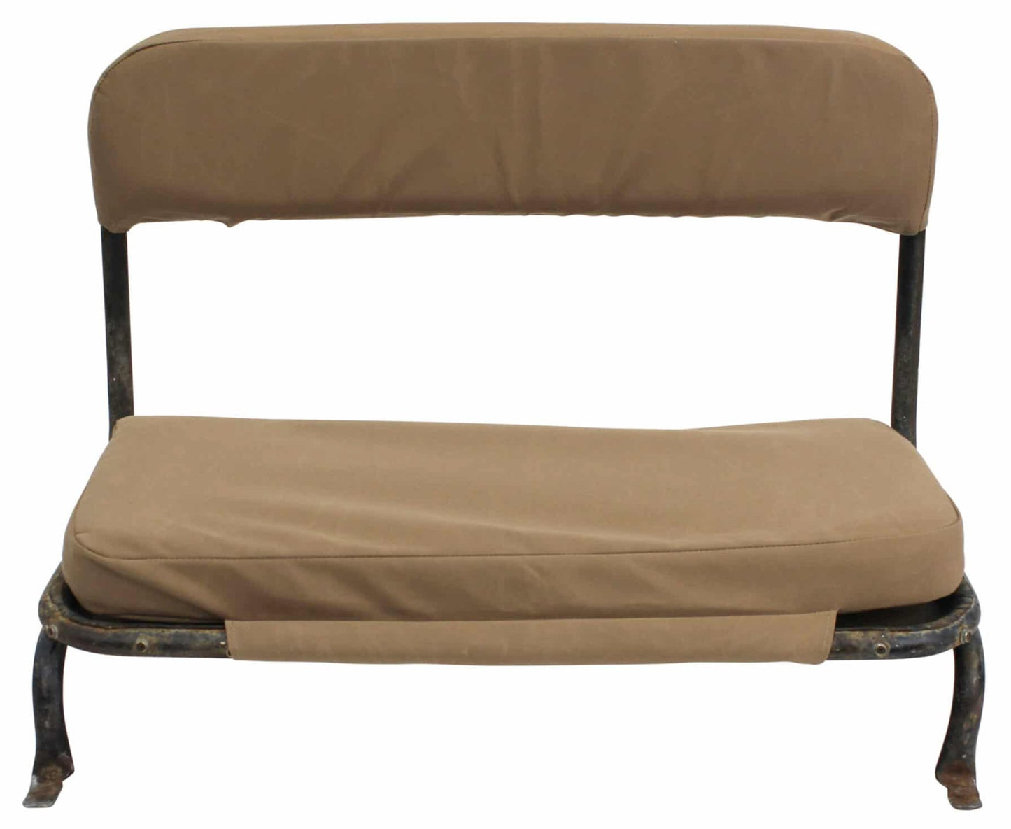 Big Willy 6.5" Rear Bench Seat Cover & Cushion (Short Back), (1945-1968) Willys Jeep CJ2A(Early), CJ3A, CJ3B - The JeepsterMan