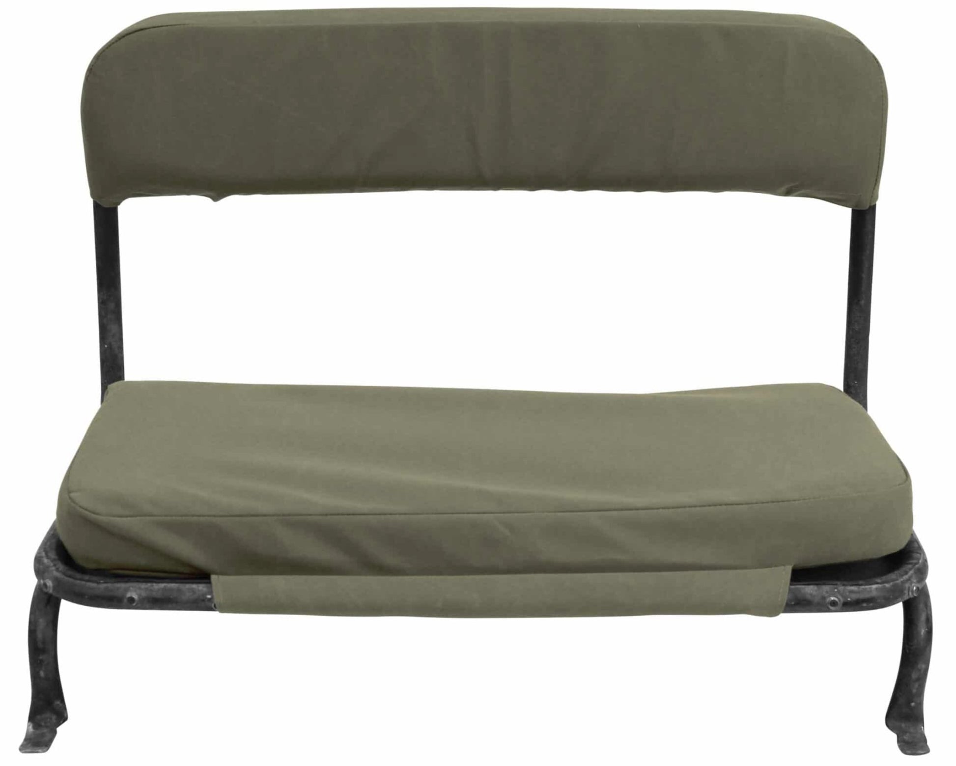 Big Willy 7" High Back Canvas Rear Bench Seat Cover & Cushion, (1950-1952) Willys Jeep M38 - The JeepsterMan