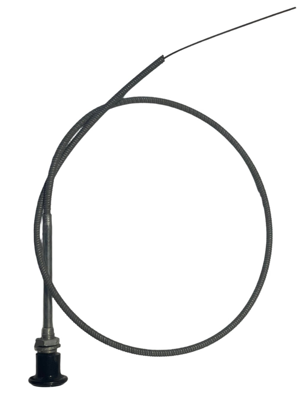 Carburetor Accelerator Throttle Cable, NOS, Black Knob, 1941 - 1971, Willys and CJ Series - The JeepsterMan