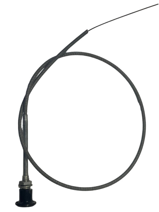 Carburetor Accelerator Throttle Cable, NOS, Black Knob, 1941 - 1971, Willys and CJ Series - The JeepsterMan