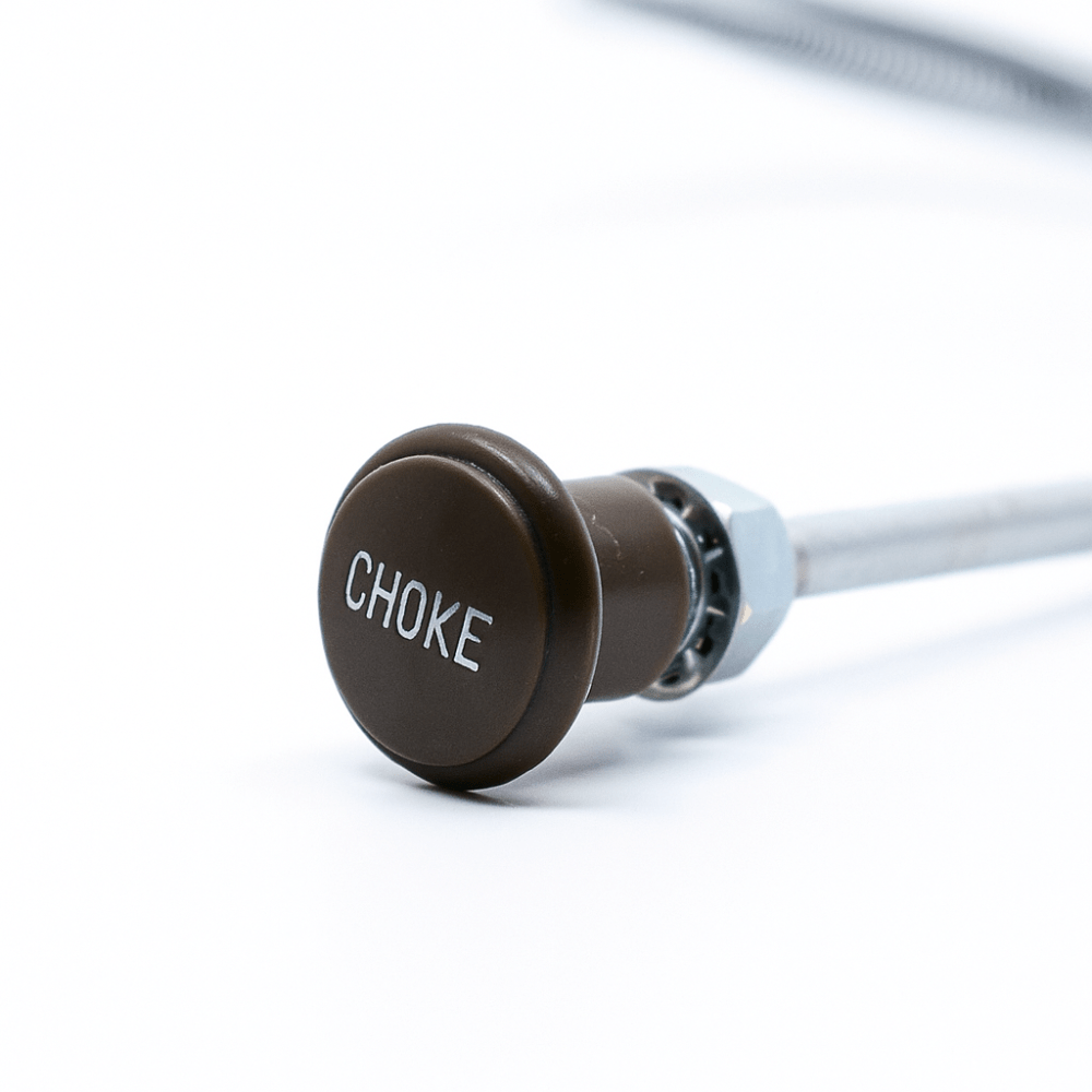 Choke Cable, Engraved, Olive Drab, 1941 - 1963, Willys MB, GPW, M38, M38A1 - The JeepsterMan