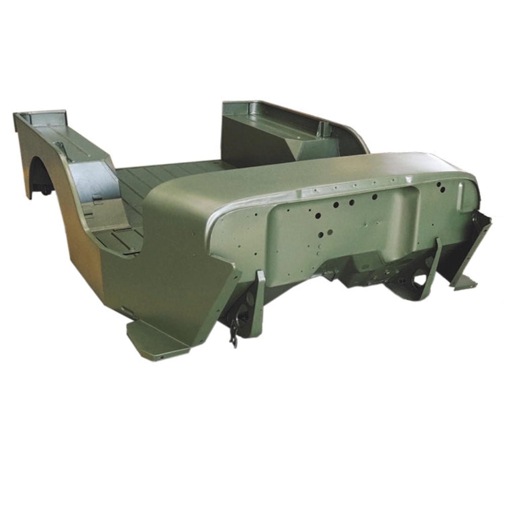 CJ - 2A Body Tub, Steel, 1945 - 1949 Willys Jeep CJ - 2A - The JeepsterMan