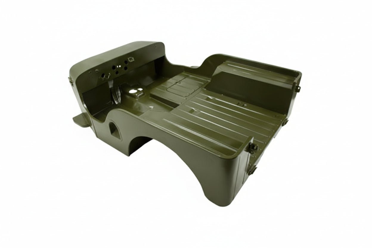 CJ - 3A Body Tub, Steel, 1949 - 1953 Willys Jeep CJ - 3A - The JeepsterMan
