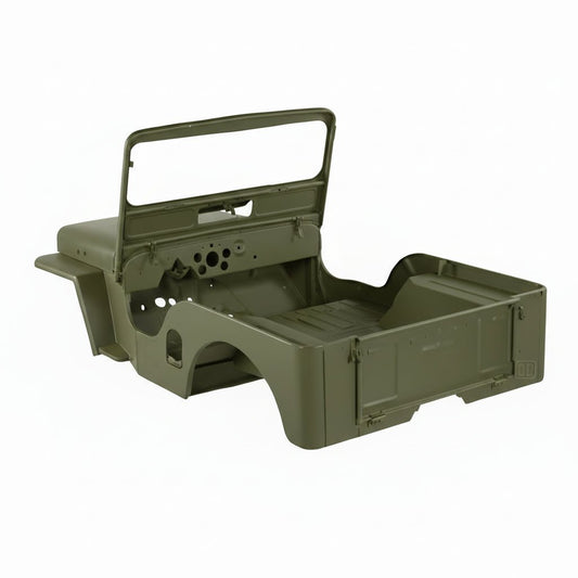 CJ - 3A Complete Body Tub Kit, Steel, 1949 - 1953, Willys Jeep CJ - 3A - The JeepsterMan
