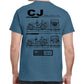 CJ Blueprint T-Shirt - The JeepsterMan