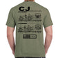 CJ Blueprint T-Shirt - The JeepsterMan