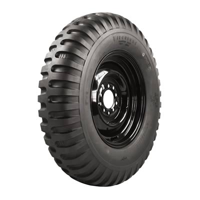 Firestone NDT 7.00 X 15", Round Shoulder, 1941-1971, Willys and Jeep