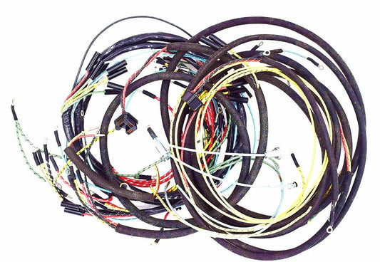 Complete Wiring Harness with No Turn Signals, 1946 - 1949, Willys and Jeep CJ - 2A w/ Horn on Fender - The JeepsterMan