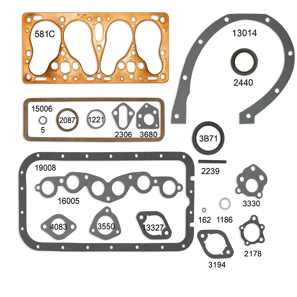 Engine Gasket Set, US Made, Best Gasket, F - Head 4 - 134, 1950 - 1971 Willys Jeep - The JeepsterMan