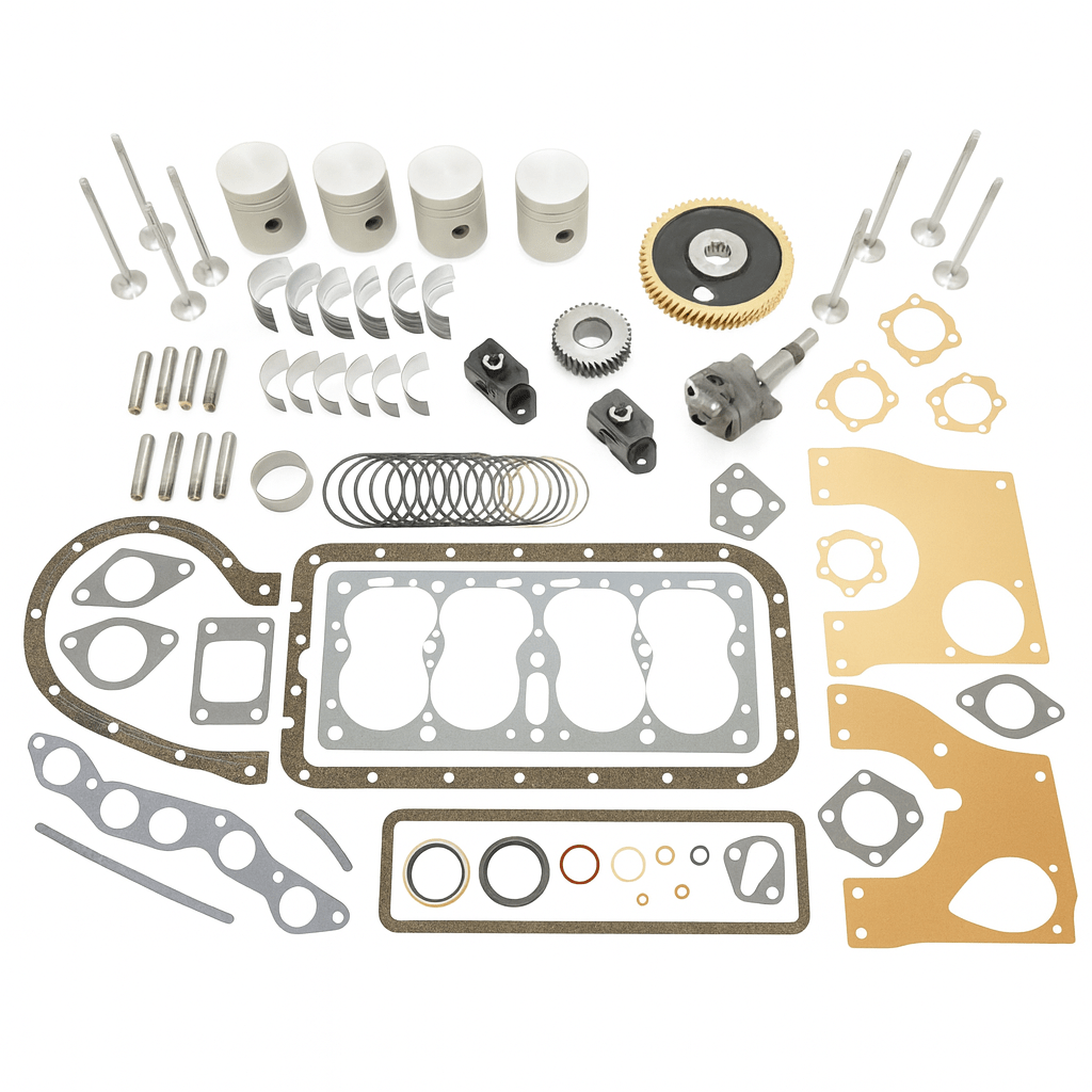 Engine Rebuild Kit, 4 - 134 F - Head, 1950 - 1971, Willys and Jeep - The JeepsterMan