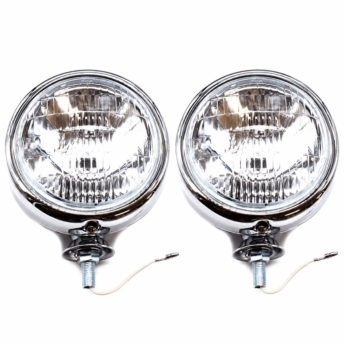Fog Light Set, Clear, 1946-1964, Willys and Jeep - The JeepsterMan