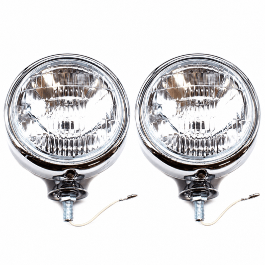 Fog Light Set, Clear, 1946-1964, Willys and Jeep - The JeepsterMan